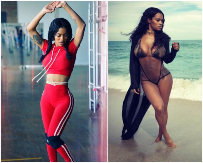 Teyana Taylor's height, weight. Dancing keep her fit