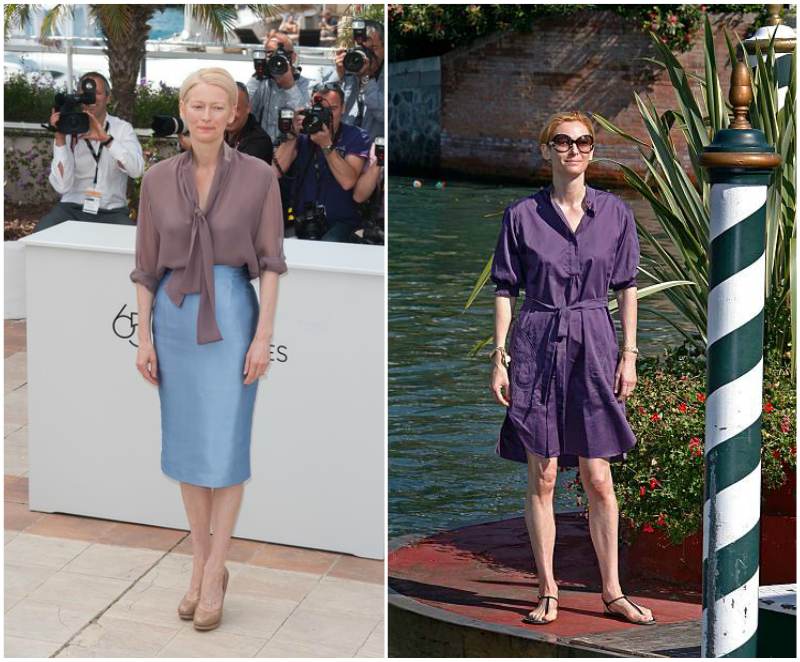 Tilda Swinton's height, weight and body measurements