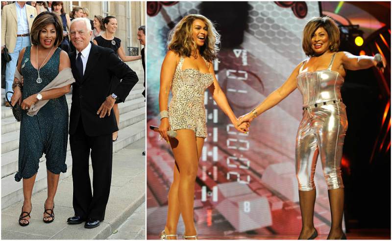 Tina Turner’s height, weight. Her legs and figure are still impressive