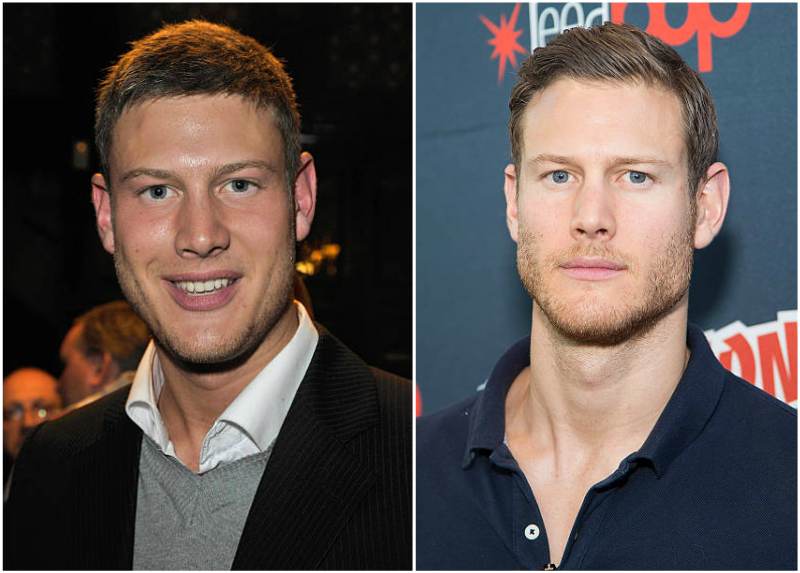 Tom Hopper's eyes and hair color