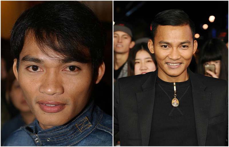 Tony Jaa's eyes and hair color