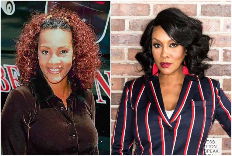 Vivica Fox's eyes and hair color