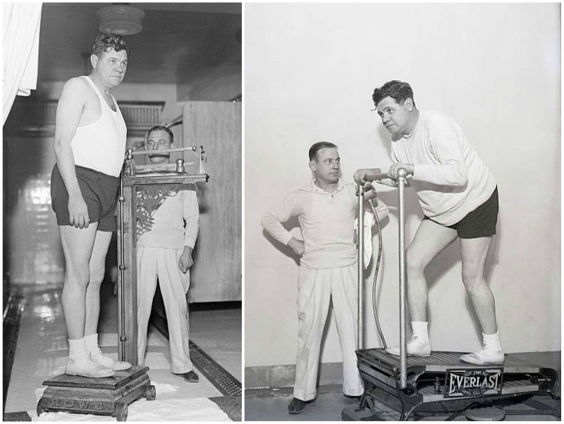 Taille, poids et âge de Babe Ruth's height, weight and age