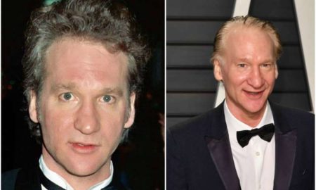 Bill Maher's eyes and hair color