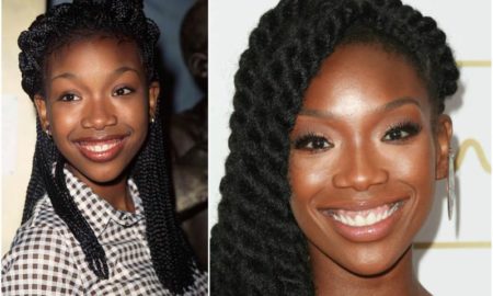 Brandy Norwood's eyes and hair color