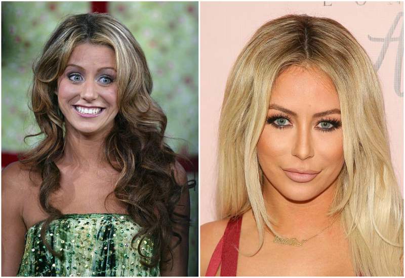 Aubrey O'Day's eyes and hair color