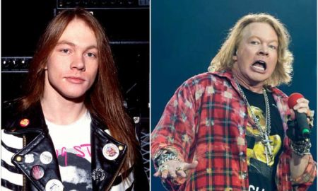 Axl Rose's eyes and hair color