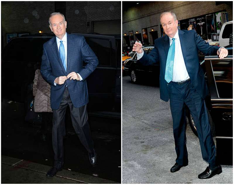 La altura, el peso y la edad de Bill O'Reilly