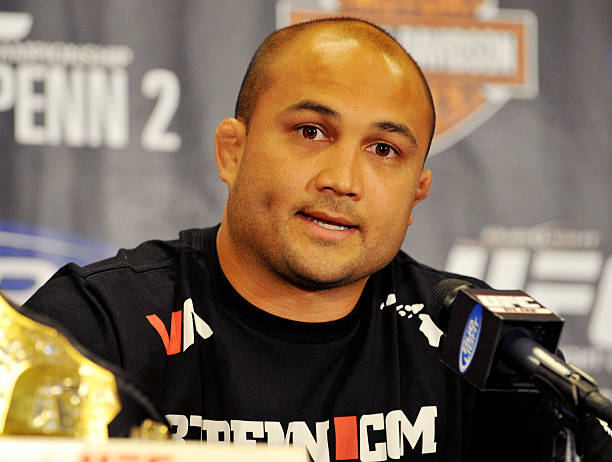 B.J. Penn's eyes and hair color