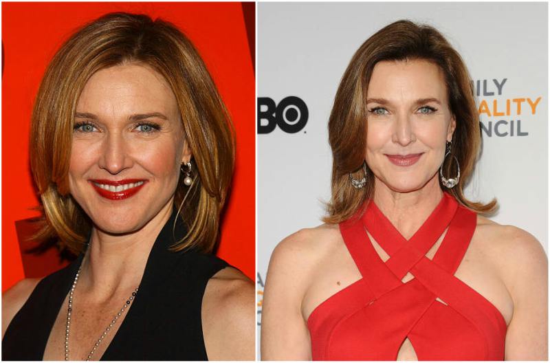 Brenda Strong’s eyes and hair color