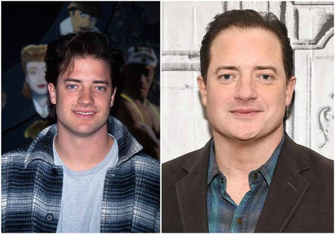 La altura y el peso de Brendan Fraser. Ha perdido su forma de cuerpo