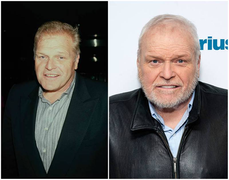 Brian Dennehy's eyes and hair color