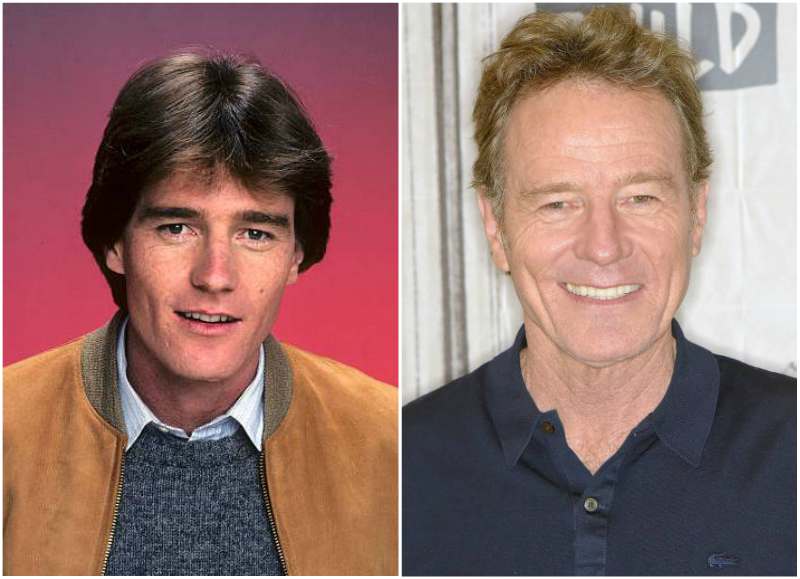 Bryan Cranston's eyes and hair color