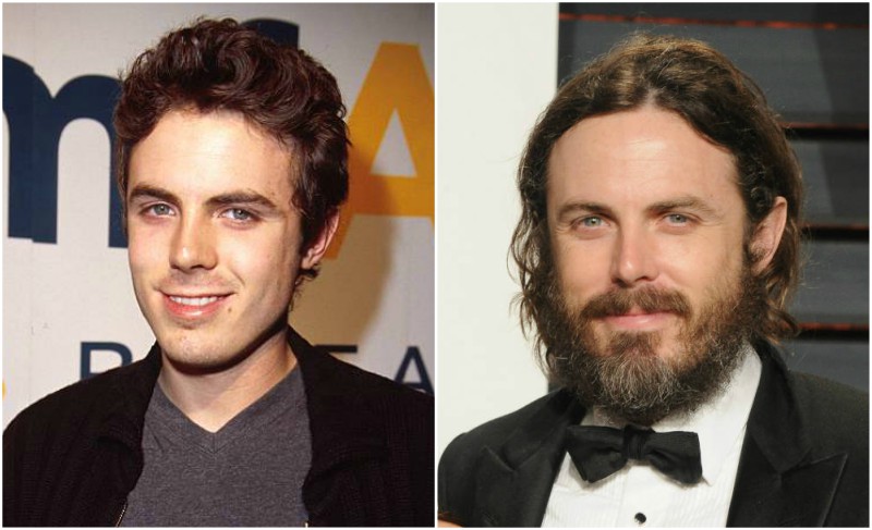 Casey Affleck's eyes and hair color