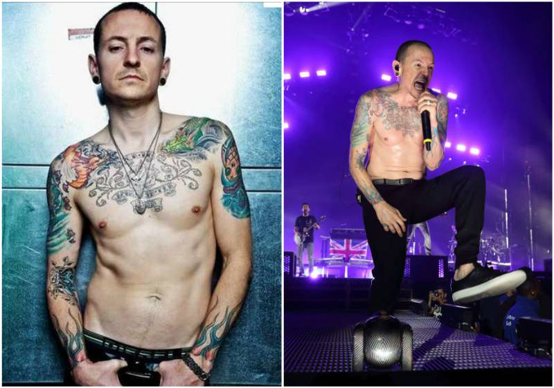 La taille, le poids et l'âge de Chester Bennington's height, weight and age