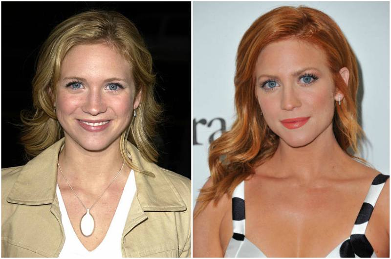 Brittany Snow's eyes and hair color