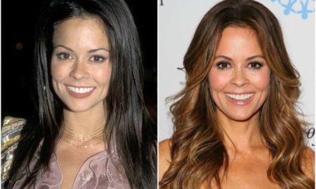 Brooke Burke's eyes and hair color