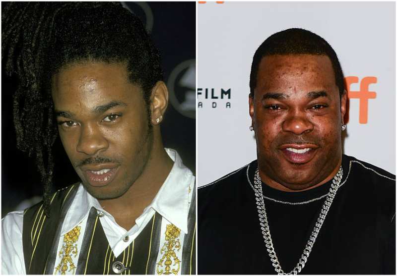 Busta Rhymes' eyes and hair color