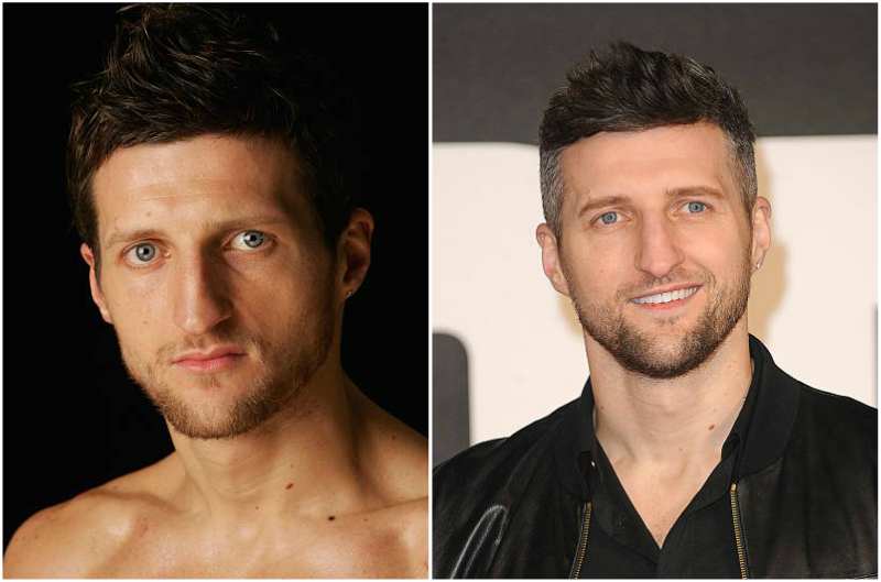 Carl Froch's eyes and hair color