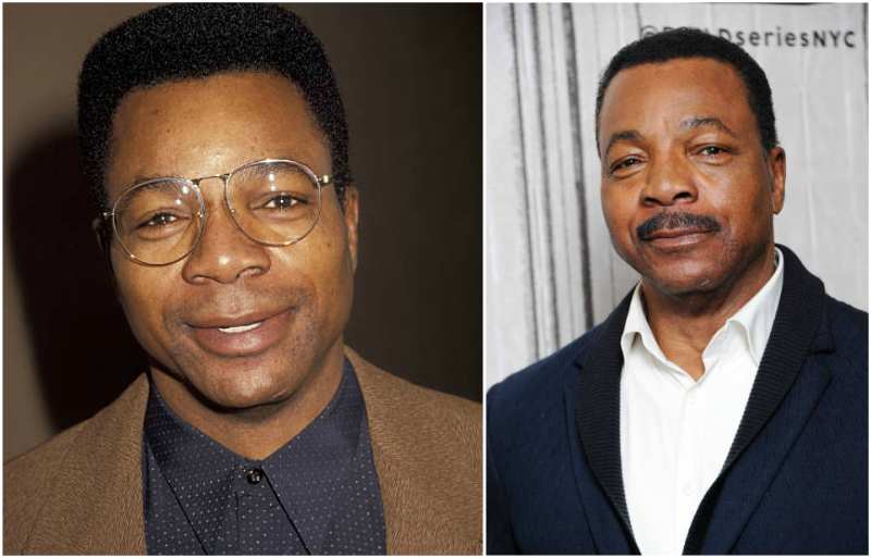 Carl Weathers' eyes and hair color