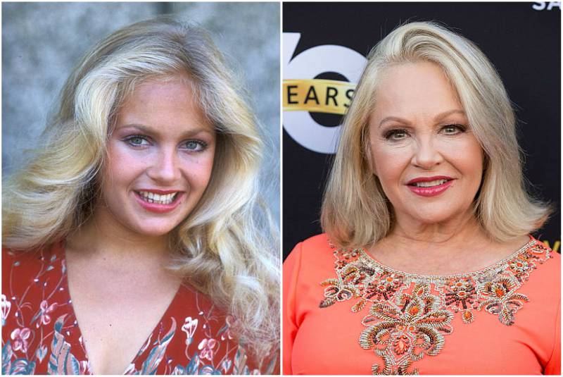 Charlene Tilton's eyes and hair color