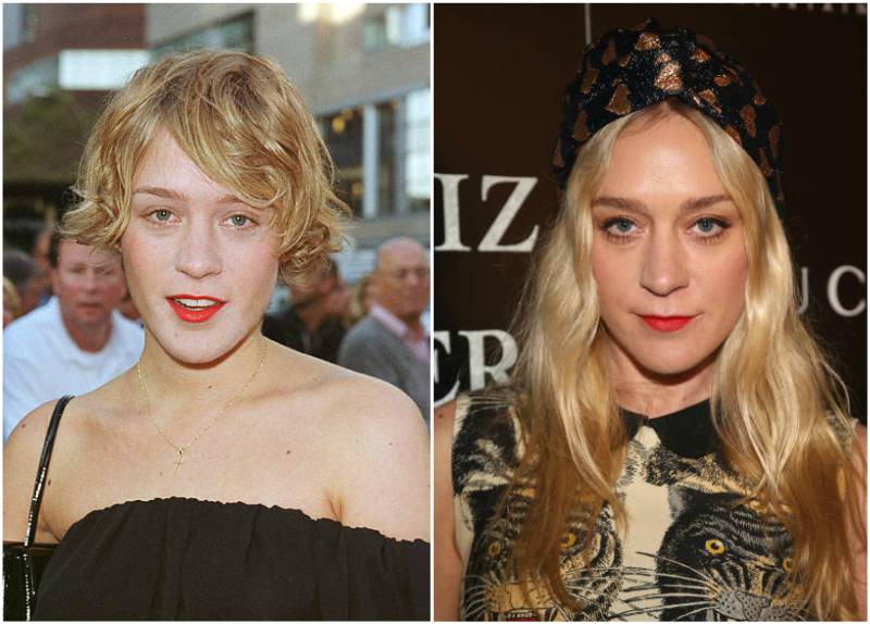 Chloe Sevigny's eyes and hair color