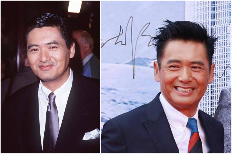 Chow Yun-Fat's eyes and hair color