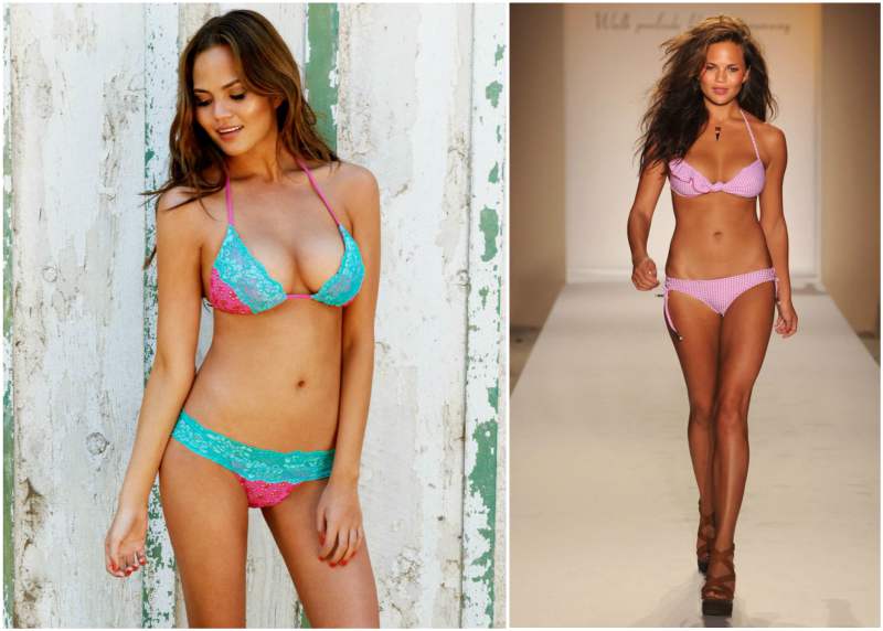 Chrissy Teigen's height, weight and body measurements