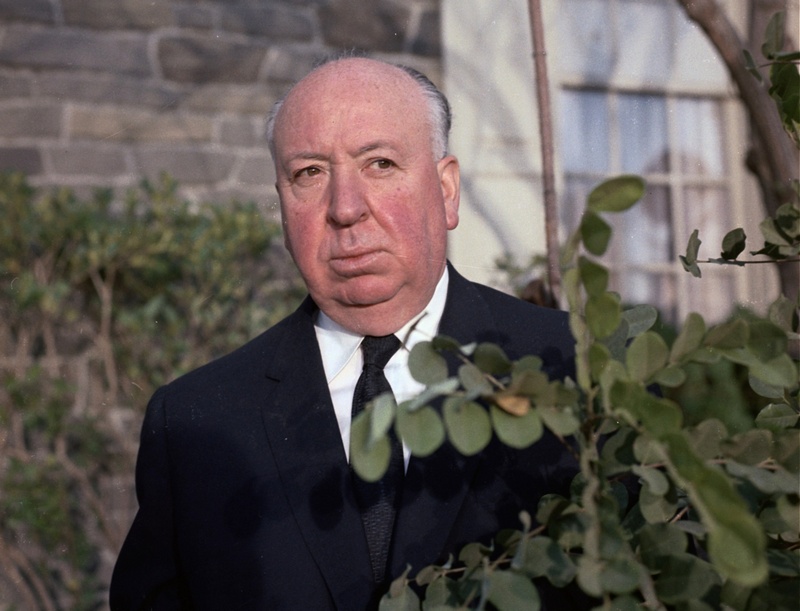 Alfred Hitchcock's eyes and hair color