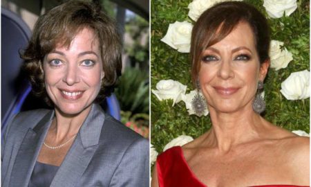 Allison Janney's eyes and hair color