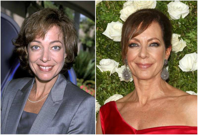 Allison Janney's eyes and hair color