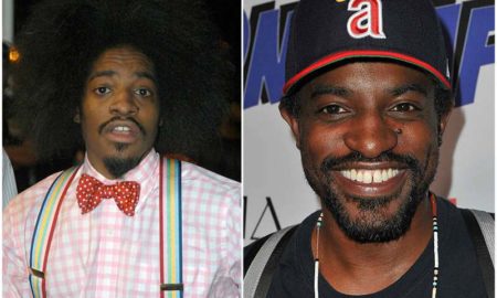 Andre 3000's eyes and hair color