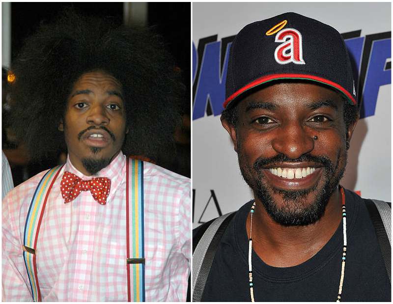 Andre 3000's eyes and hair color