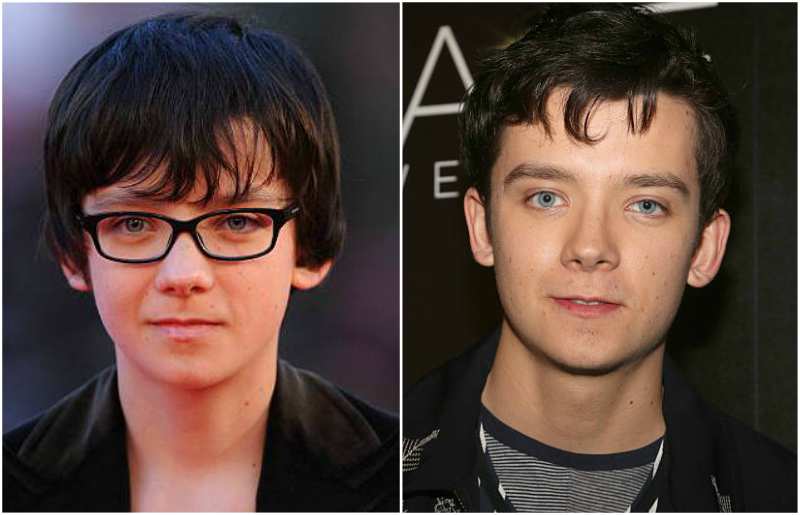 Asa Butterfield's eyes and hair color