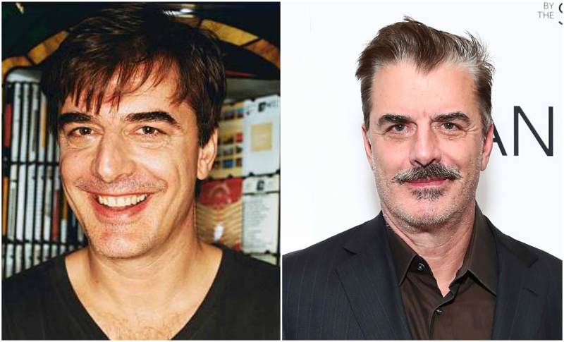 ochii și culoarea părului lui Chris Noth's eyes and hair color