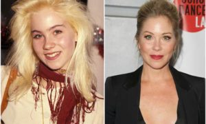 Christina Applegate's eyes and hair color