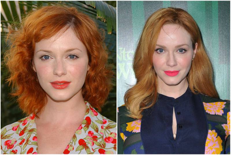 Christina Hendricks' height, weight. She doesn’t want to change her body
