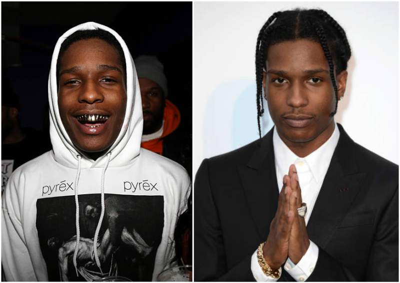 ASAP Rocky's eyes and hair color