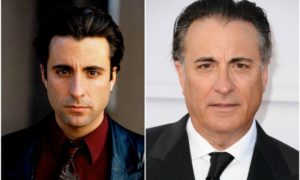 Andy Garcia's eyes and hair color