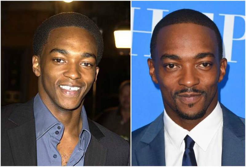 Anthony Mackie’s eyes and hair color