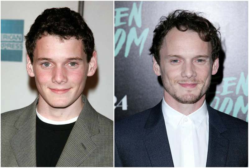 Anton Yelchin's eyes and hair color