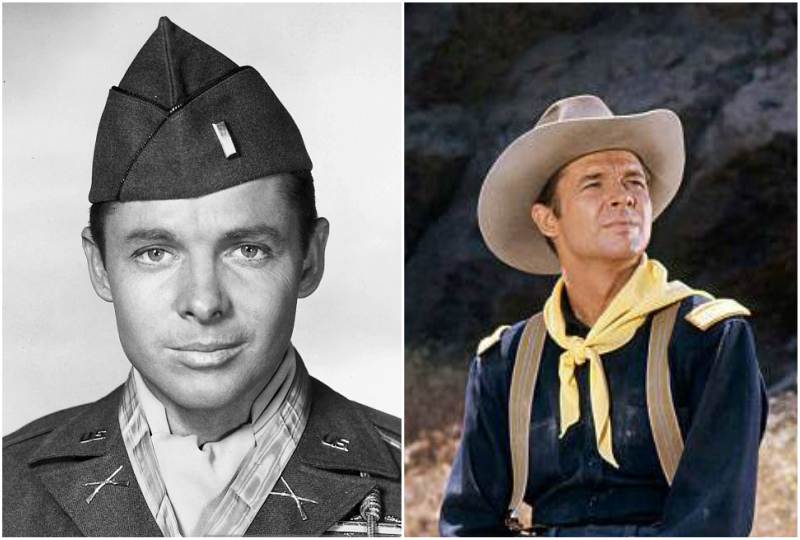 Audie Murphy's eyes and hair color