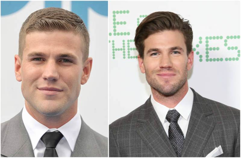 Austin Stowell's eyes and hair color