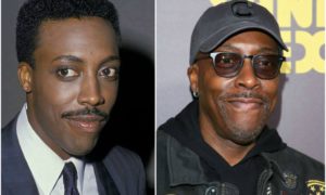 Arsenio Hall's eyes and hair color