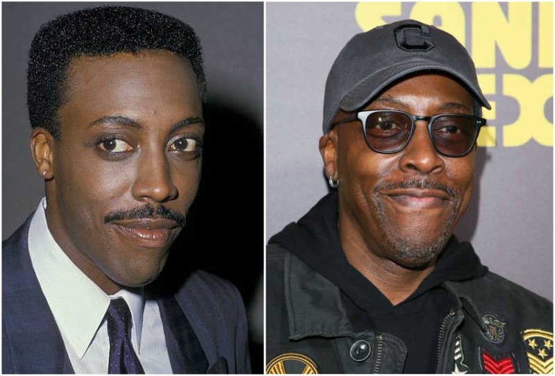 Arsenio Hall's eyes and hair color