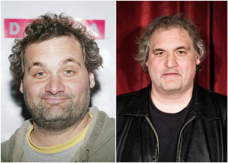 Artie Lange's eyes and hair color