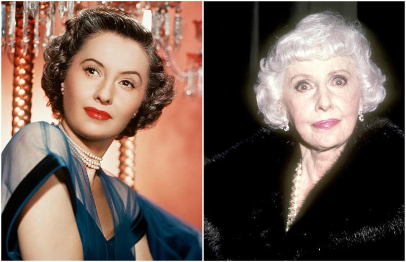 Barbara Stanwyck's eyes and hair color