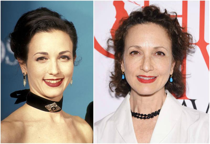 Bebe Neuwirth's eyes and hair color