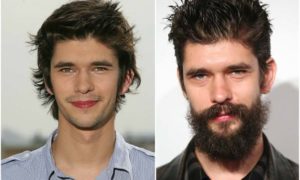 Ben Whishaw's eyes and hair color
