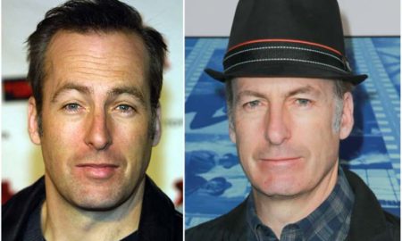 Bob Odenkirk's eyes and hair color